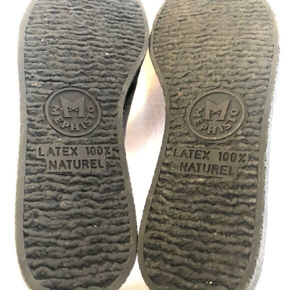 Mephisto womens air relax black leather slip on loafer shoes size 8 - Picture 10 of 12